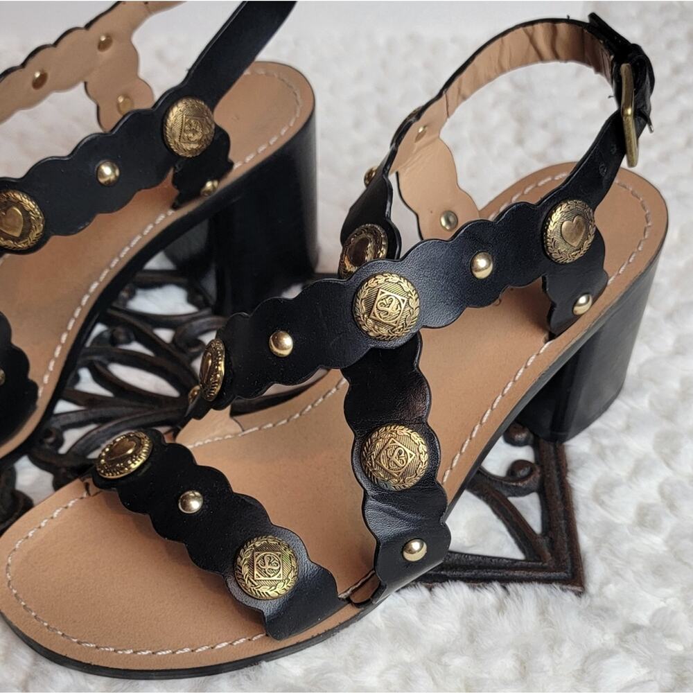 NIB Sandro Susie Gladiator Sandals in Black, Sz 38 / US 7 - Picture 2 of 12